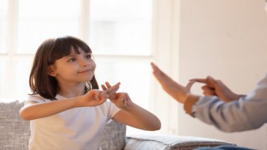 What is a child's sign language?